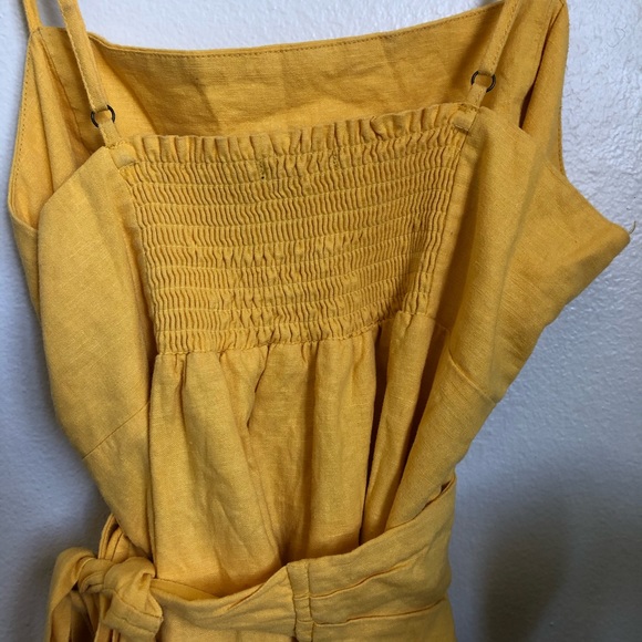 F21 Yellow Cut Out Dress - Picture 7 of 11